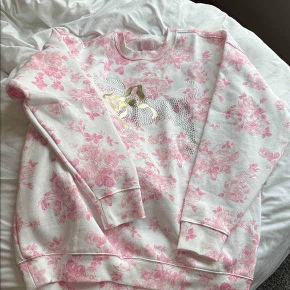 PINK Victoria's Secret Tops - Pink x LoveShackFancy Crewneck